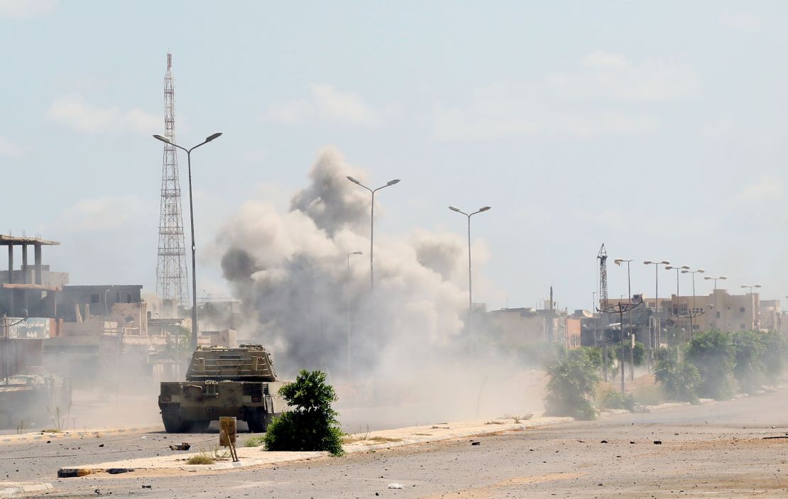 Government of National Accord forces have been fighting in Sirte for three months.