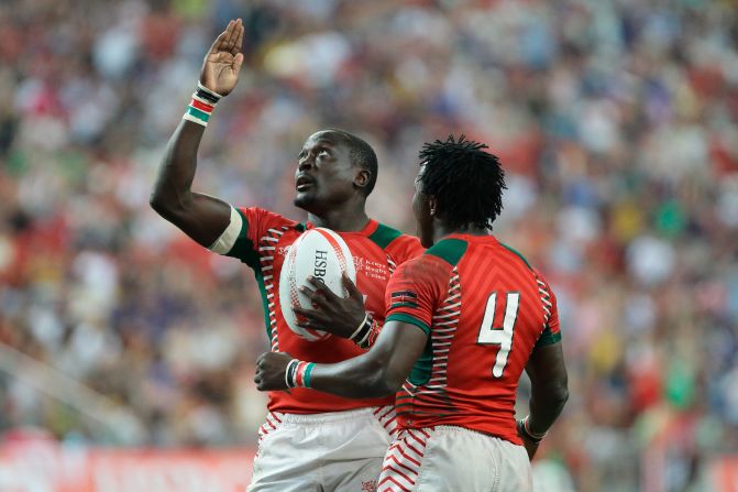 Collins Injera (left) became <a href="index.php?page=&url=http%3A%2F%2Fcnn.com%2F2016%2F05%2F21%2Fsport%2Fcollins-injera-kenya-sevens-rugby%2F" target="_blank">sevens' all-time leading try scorer</a> last season, while Kenya won its first series tournament, <a href="index.php?page=&url=http%3A%2F%2Fcnn.com%2F2016%2F04%2F17%2Fsport%2Fsingapore-sevens-2016-finals%2F" target="_blank">beating Fiji in the Singapore final.</a> Former captain Innocent Simiyu took over as coach after a disappointing 11th placing out of 12 teams at the Olympics. 