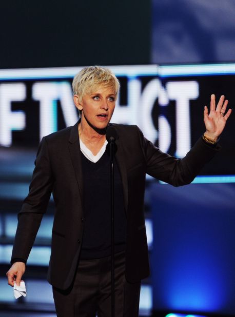Ellen DeGeneres is currently best known as one of the best -- and nicest! -- things to happen to daytime TV in a very long while. But before she was holding down a talk show Oprah-style, DeGeneres was a stand-up star who took her approachable comedy to TV with the sitcom "Ellen" in the mid-90s. It was during her tenure on that show that DeGeneres made history, coming out as a lesbian in real life as well as in her sitcom. 