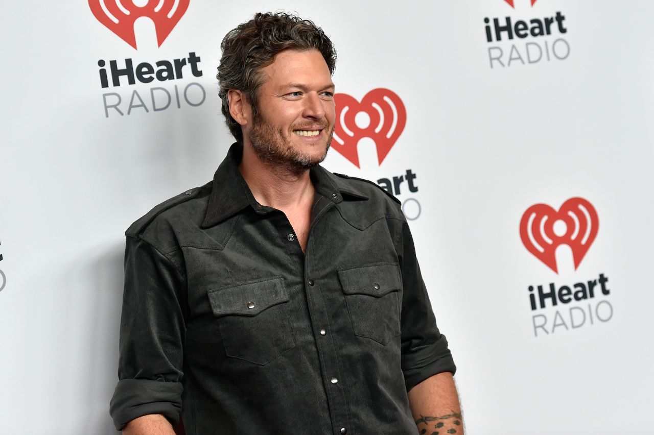 Country star and "The Voice" coach Blake Shelton earned in honor in 2017. 