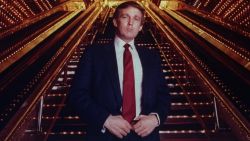 NEW YORK, UNITED STATES - 1989:  Real estate tycoon Donald Trump poised in Trump Tower atrium.