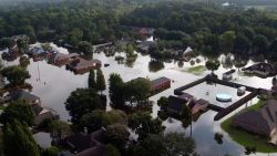 Aerial shots of flooding in Louisiana