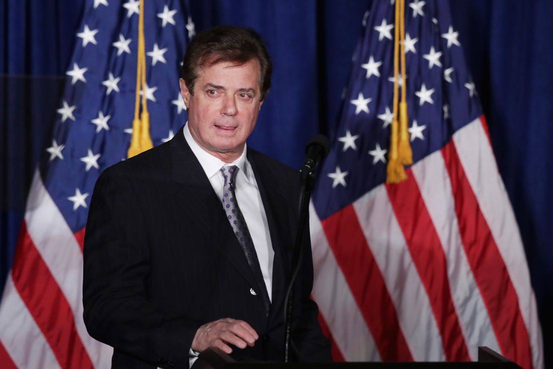 Paul Manafort, then an advisor to Republican presidential candidate Donald Trump's campaign, in May 2016.