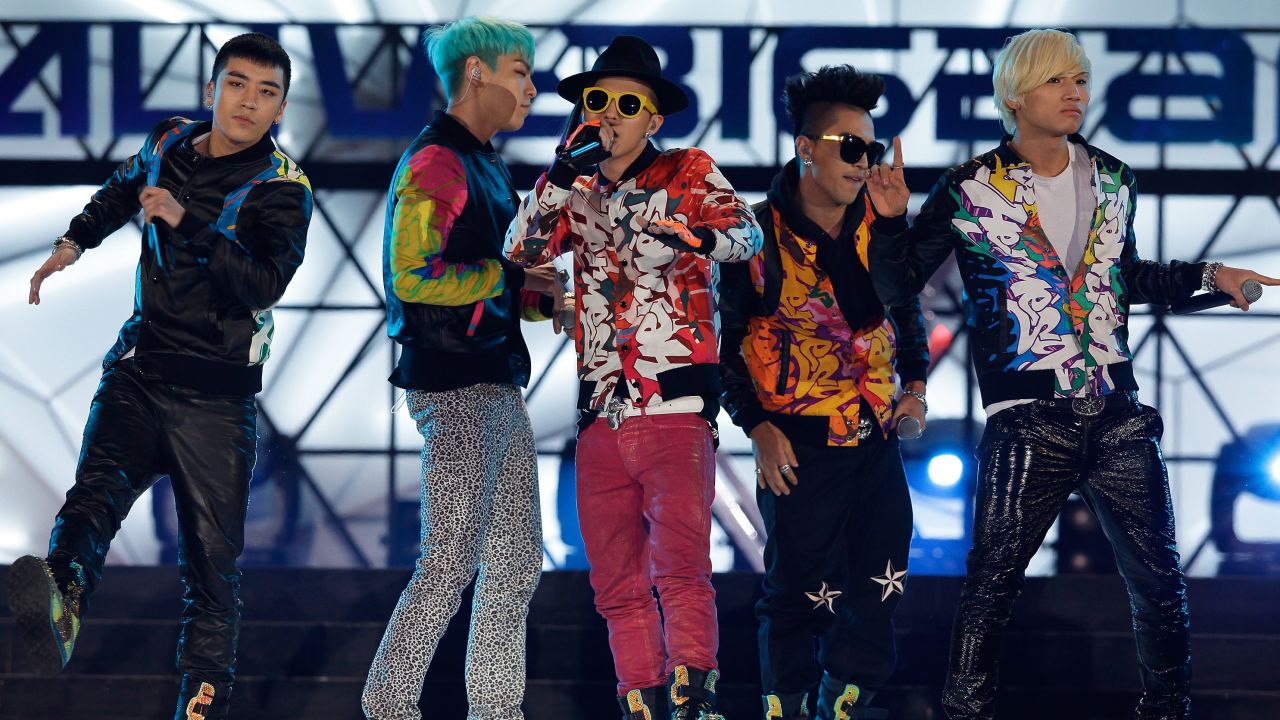 Seungri, G-Dragon, TOP, Taeyang and Daesung of Big Bang perform on the stage during a concert at the K-Collection In Seoul on March 11, 2012 in Seoul, South Korea.  