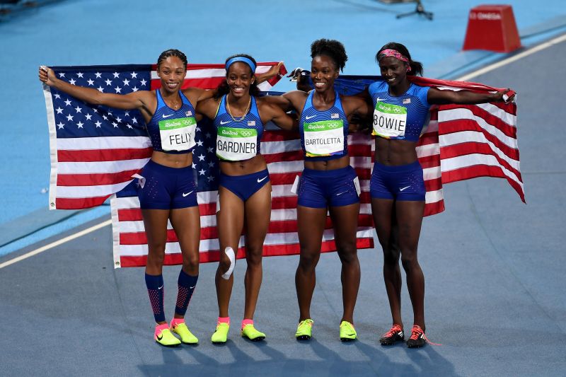 Olympics: US Women Claim 4x100 Relay Gold | CNN