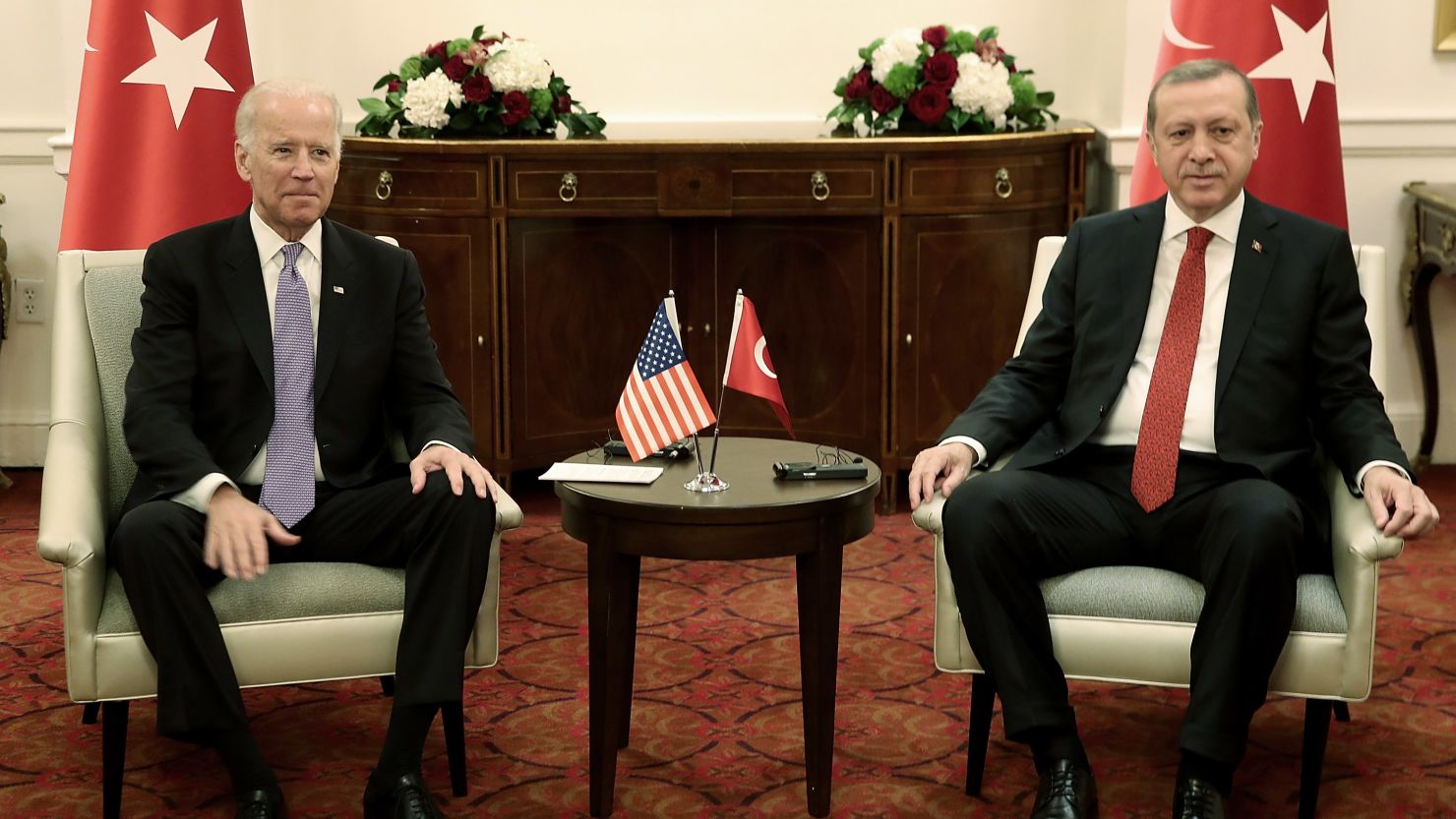 US Vice President Joe Biden will meet Turkish President Recep Tayyip Erdogan later this month. 