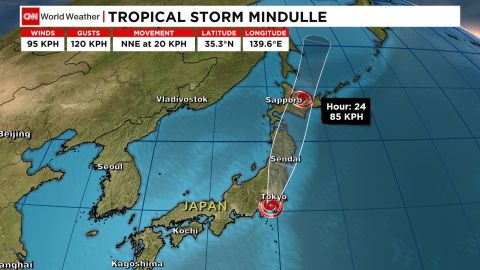 mindulle storm track monday