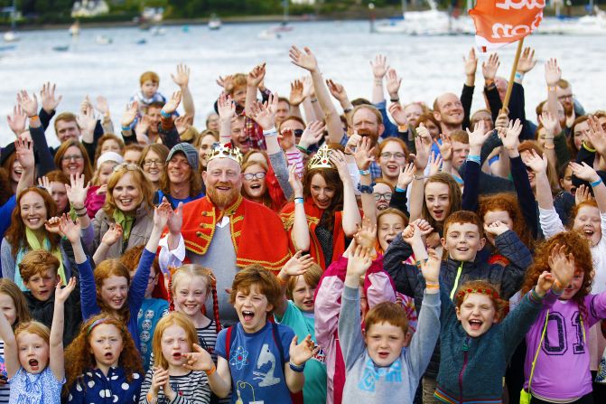 Cork was a sea of red hair as thousands gathered for the Irish Redhead Convention on Saturday, August 20, 2016. 