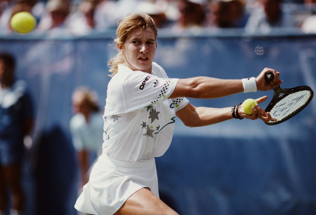 Steffi Graf  won all four majors plus Olympic singles gold in 1988.