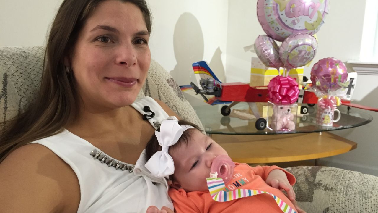 Maria Mendoza with her daughter, Micaela.