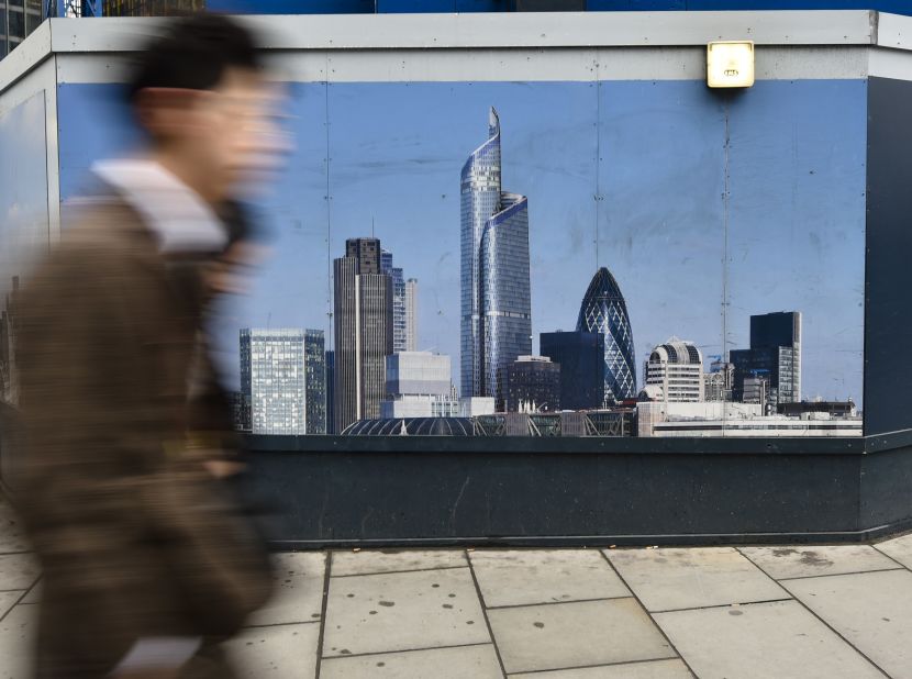 Londoners are now complaining that proposed super-tall building 22 Bishopsgate -- the construction site of which is seen here -- would block views of the Gherkin, towering over its neighbors' 180m at 262m.