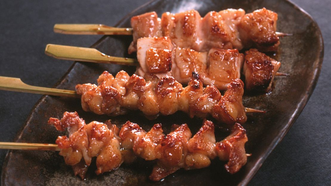 One of the best reasons to visit a pub in Japan? Yakitori, Japanese style chicken skewers.