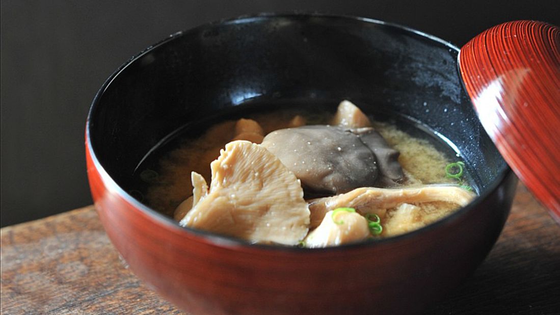 Japanese cuisine wouldn't be the same without miso. The salty fermented bean paste forms the base of this popular Japanese soup.