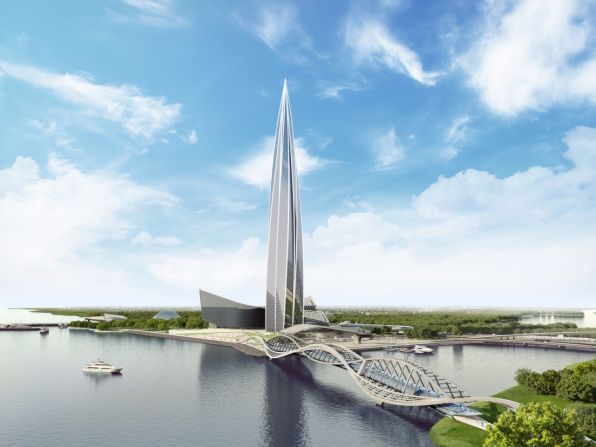 Designed by British architect Tony Kettle in conjunction with Gorproject, the tower has a projected height of 462 meters (1,516 feet) and is due to be completed by the end of 2018. 