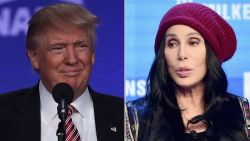 Donald Trump and Cher