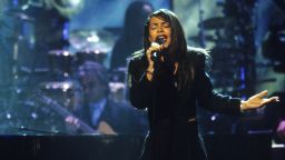 Aaliyah performs at TNT Presents "A Gift of Song" circa 1997.
