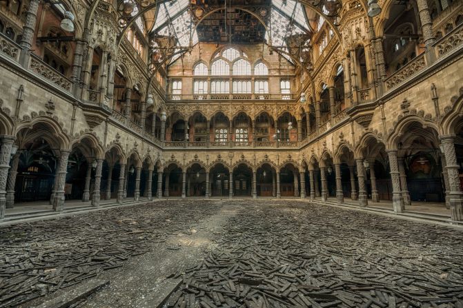 A trading house in Belgium, which is now being fixed up. 