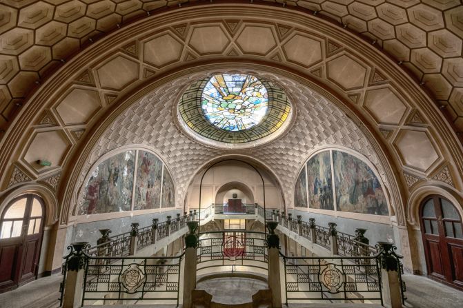 An art deco theater in France. 