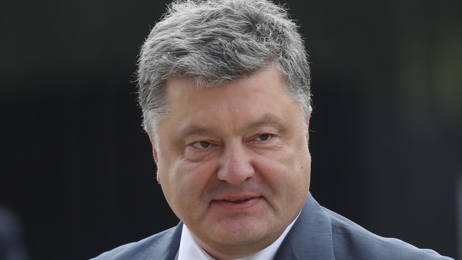 President Petro Poroshenko, pictured in July, said Ukraine was building its air defense capabilities.