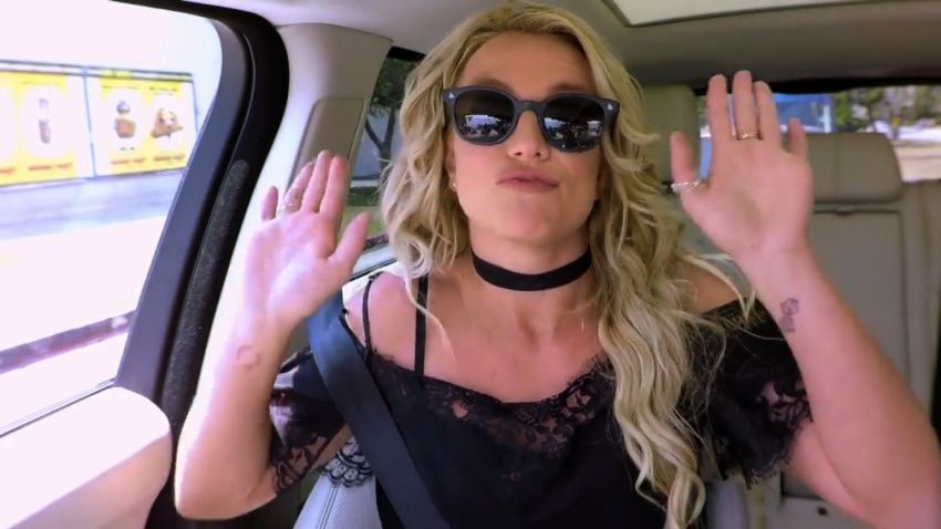 title: Britney Spears Carpool Karaoke: Coming Thursday duration: 00:00:59 site: Youtube author: null published: Wed Aug 24 2016 01:19:28 GMT-0400 (Eastern Daylight Time) intervention: no description: This Thursday, Britney Spears joins James Corden for a brand new Carpool Karaoke.  "Subscribe To ""The Late Late Show"" Channel HERE: http://bit.ly/CordenYouTube Watch Full Episodes of ""The Late Late Show"" HERE: http://bit.ly/1ENyPw4 Like ""The Late Late Show"" on Facebook HERE: http://on.fb.me/19PIHLC Follow ""The Late Late Show"" on Twitter HERE: http://bit.ly/1Iv0q6k Follow ""The Late Late Show"" on Google+ HERE: http://bit.ly/1N8a4OU  Watch The Late Late Show with James Corden weeknights at 12:35 AM ET/11:35 PM CT. Only on CBS.  Get the C