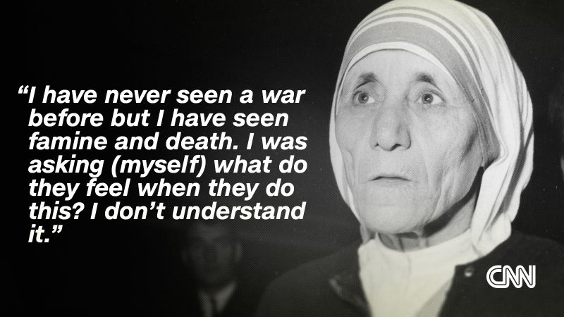 Mother Teresa: The 'Saint of the Gutters' in her own words | CNN