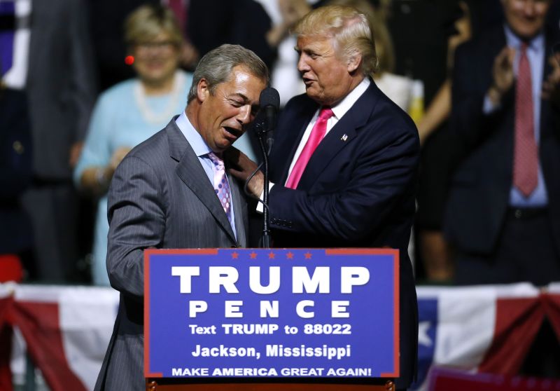 Donald Trump Gets Boost From Brexit Leader Nigel Farage | CNN Politics