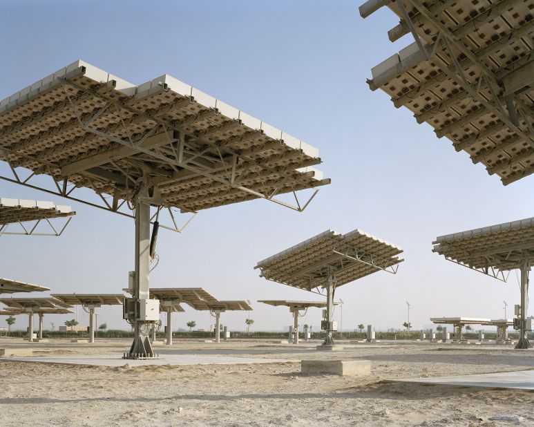 "There is an image which is a field of solar panels, it looks a little like Star Wars, which took around 45 minutes to set up. There were a lot of elements to include in the frame, a lot of solar panels. I had to find a balance between the sky, the ground, and the panels."