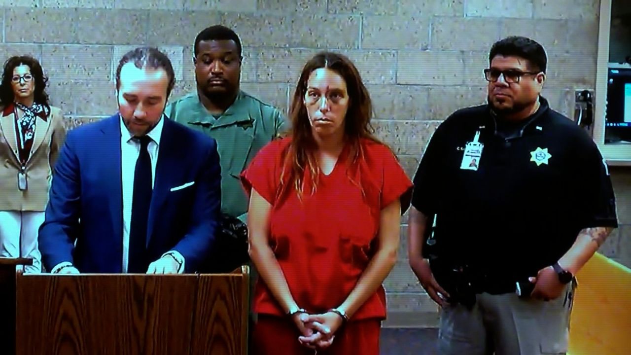 Michelle Martens was charged in court Thursday with kidnapping and child abuse resulting in death 