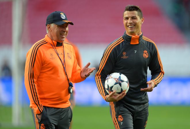 Carlo Ancelotti has largely built his success on the relationships he fosters with his players. Cristiano Ronaldo labeled the atmosphere under the Italian at Real Madrid as 'spectacular' and spoke out in his desire to keep the coach at the club. 