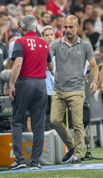 Ancelotti's immediate challenge at Bayern is to tweak the possesion-based style he has inherited from Guardiola, who won three championships and two cups during his 2013-2016 spell in charge. "(Possession) is not my personal obsession," Ancelotti has said, while being wary of applying any changes gradually. "I must be careful not to destabilize a winning structure."