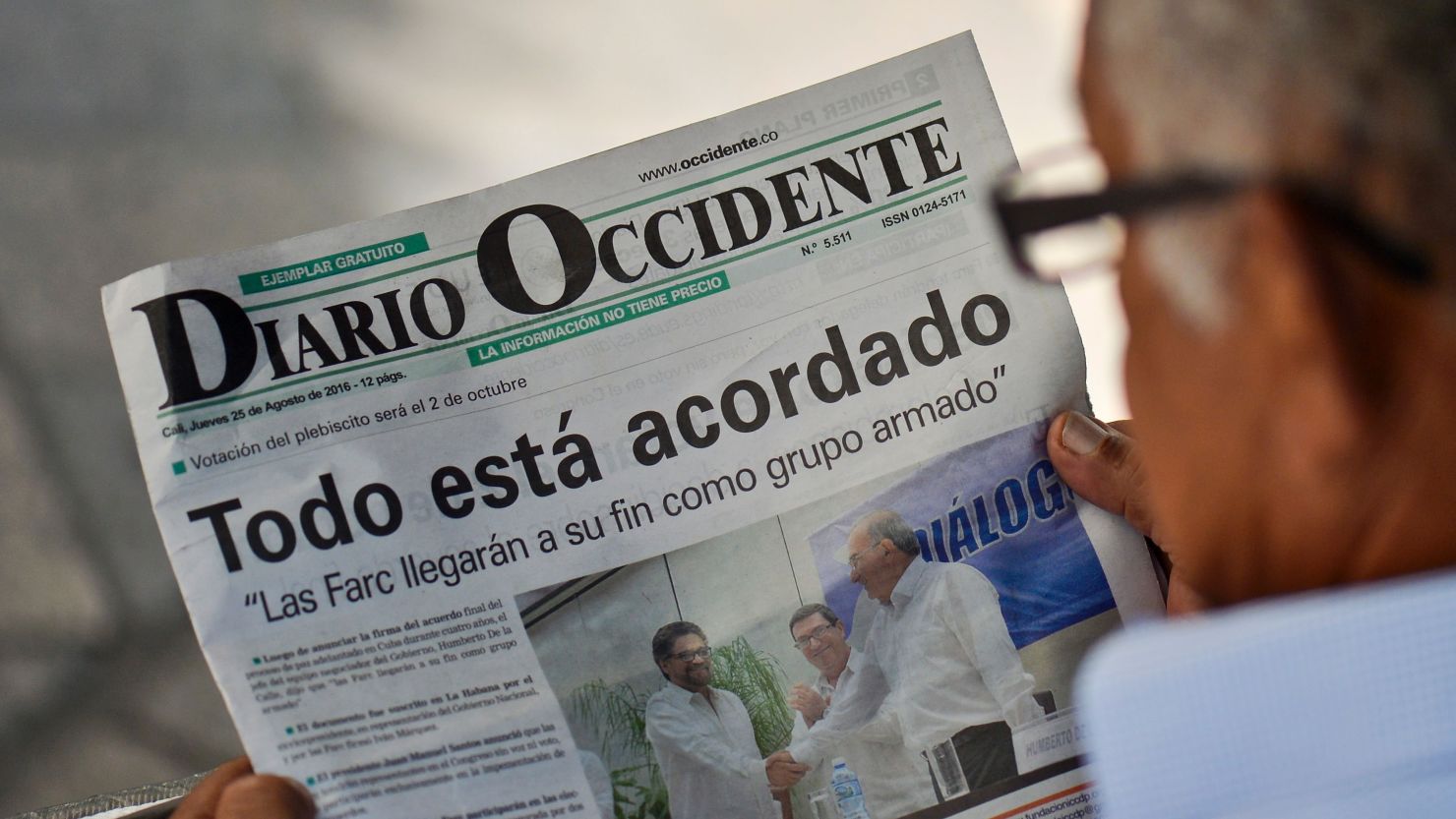 'Everything is agreed' read one newspaper headline after the peace deal was announced. Residents of Bogota are not so sure.