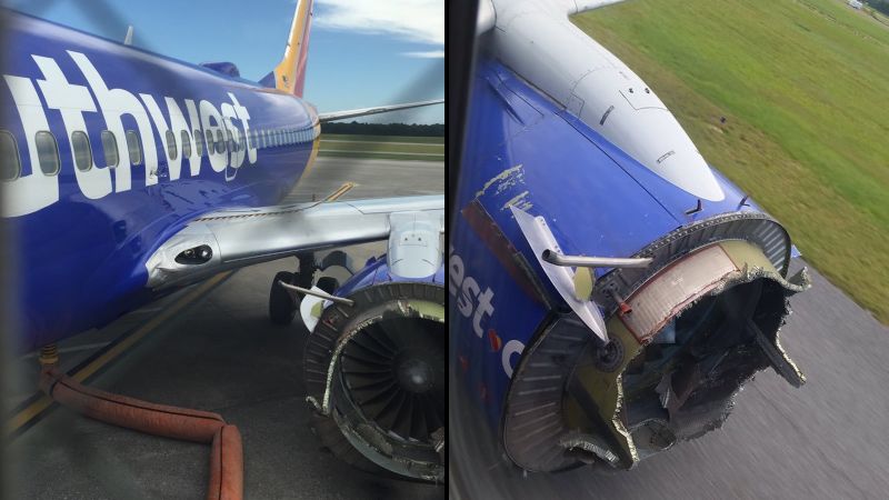 Southwest flight makes emergency landing after engine fails | CNN