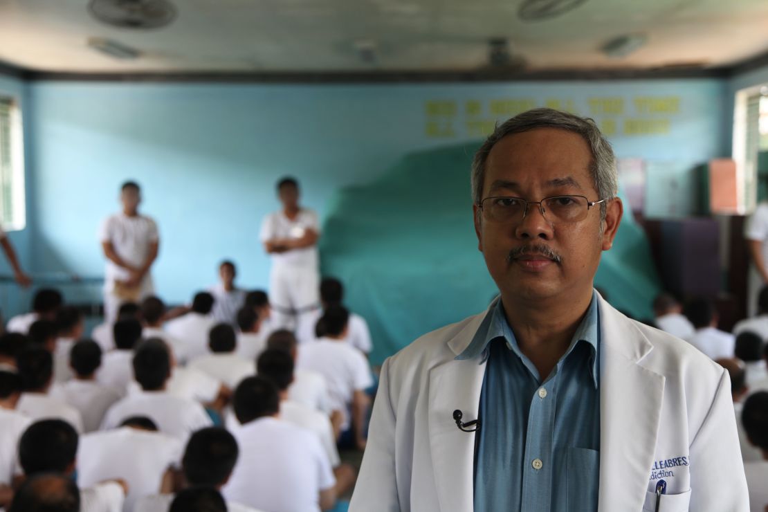 Bien Leabres, head of the DOH-TRC Bicutan Rehabilitation Center.