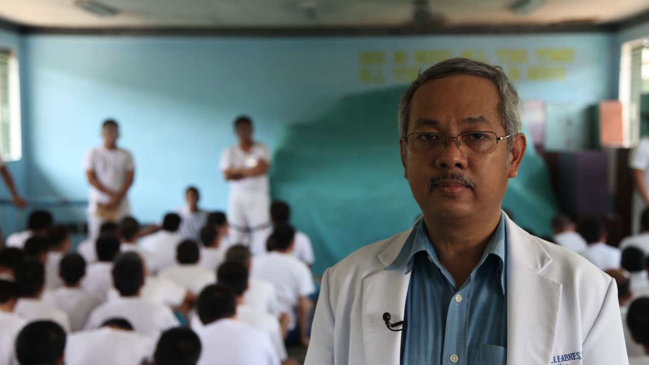 Bien Leabres, head of the DOH-TRC Bicutan Rehabilitation Center.