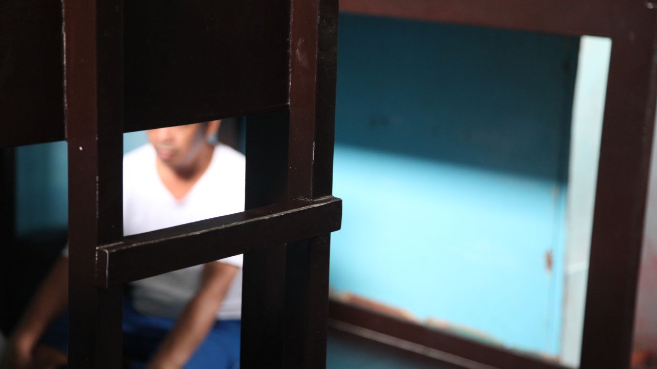 "A.R.," an inmate at the DOH-TRC Bicutan Rehabilitation Center.