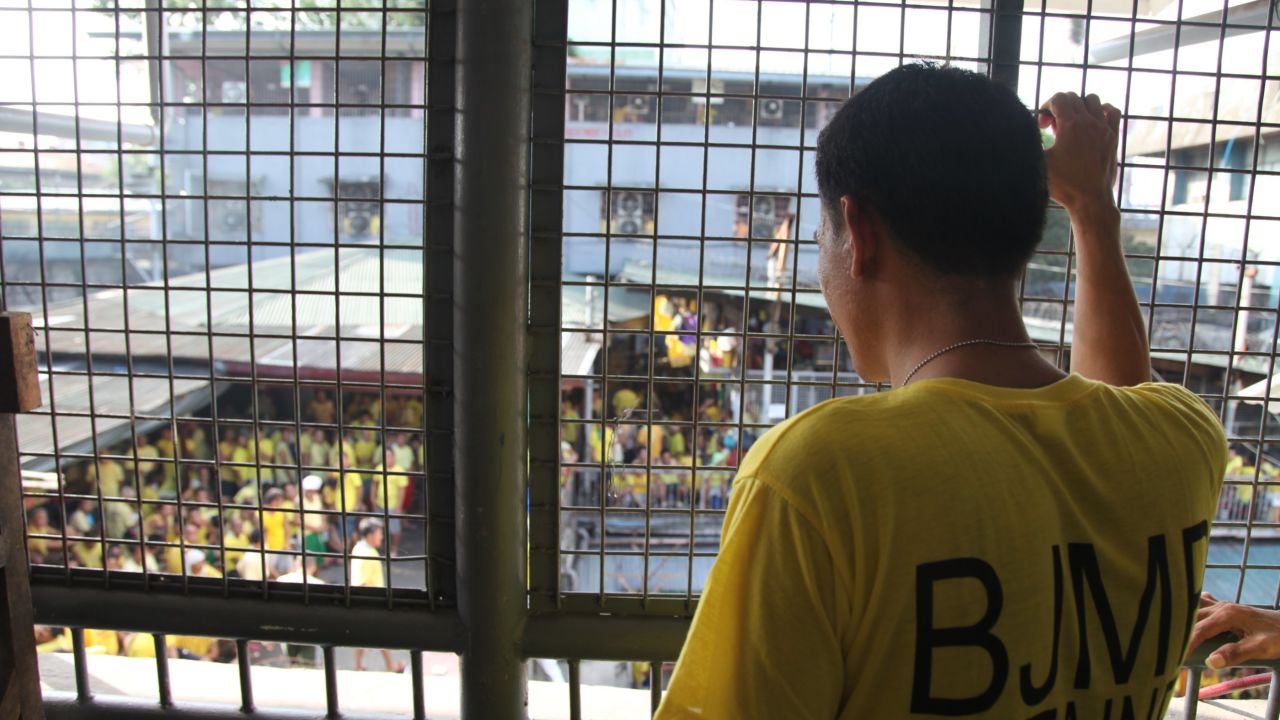 "Alex," an inmate in the Quezon City jail.