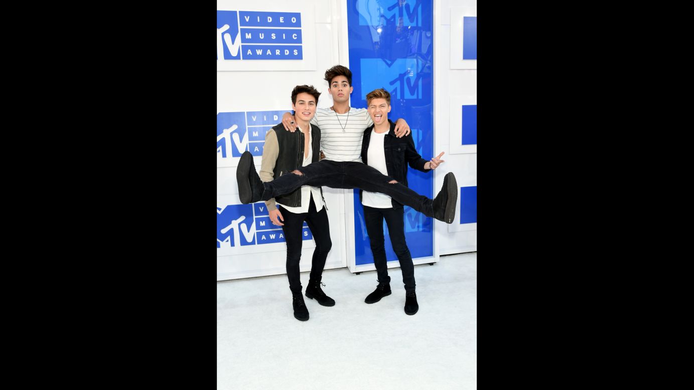 Members of Forever In Your Mind, from left, Emery Kelly, Ricky Garcia and Liam Attridge