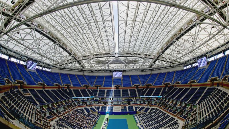 Ето поглед върху тенис турнира US Open. Провежда се ежегодно