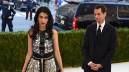 Anthony Weiner and Huma Abedin arrives at the Costume Institute Benefit at The Metropolitan Museum of Art May 2, 2016 in New York. 