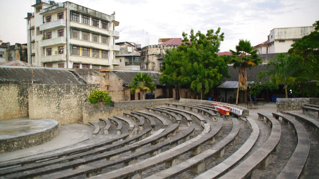 Built in the 17th century, Zanzibar's Old Fort is the oldest building on archipelago. The open-air amphitheater (pictured) regularly hosts dance and music events. 
