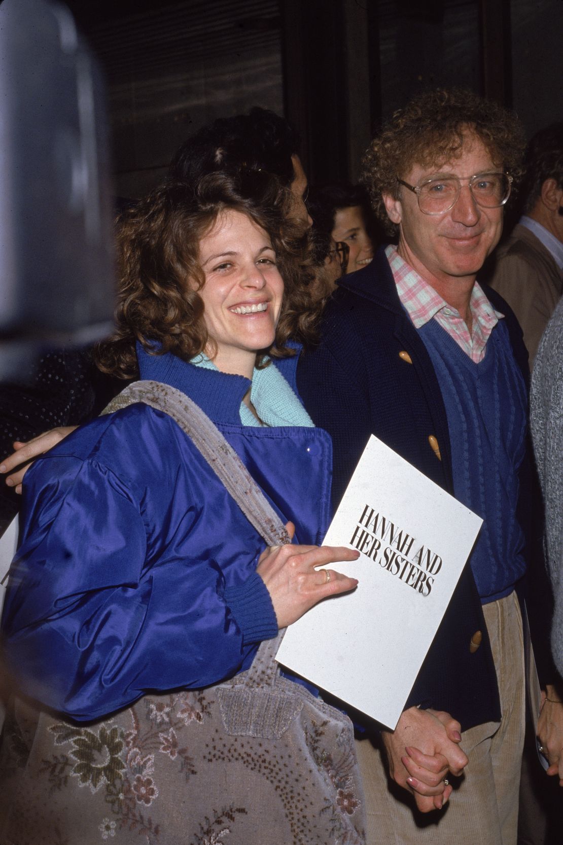 Gene Wilder and his wife Gilda Radner attend the premiere of the film, 'Hannah And Her Sisters,' 1986. 