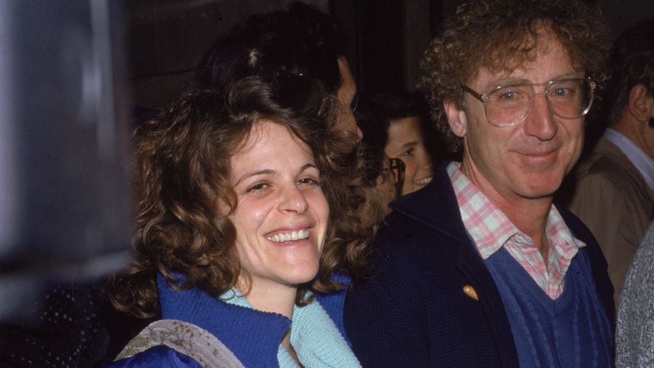 Gene Wilder and his wife Gilda Radner attend the premiere of the film, 'Hannah And Her Sisters,' 1986. 