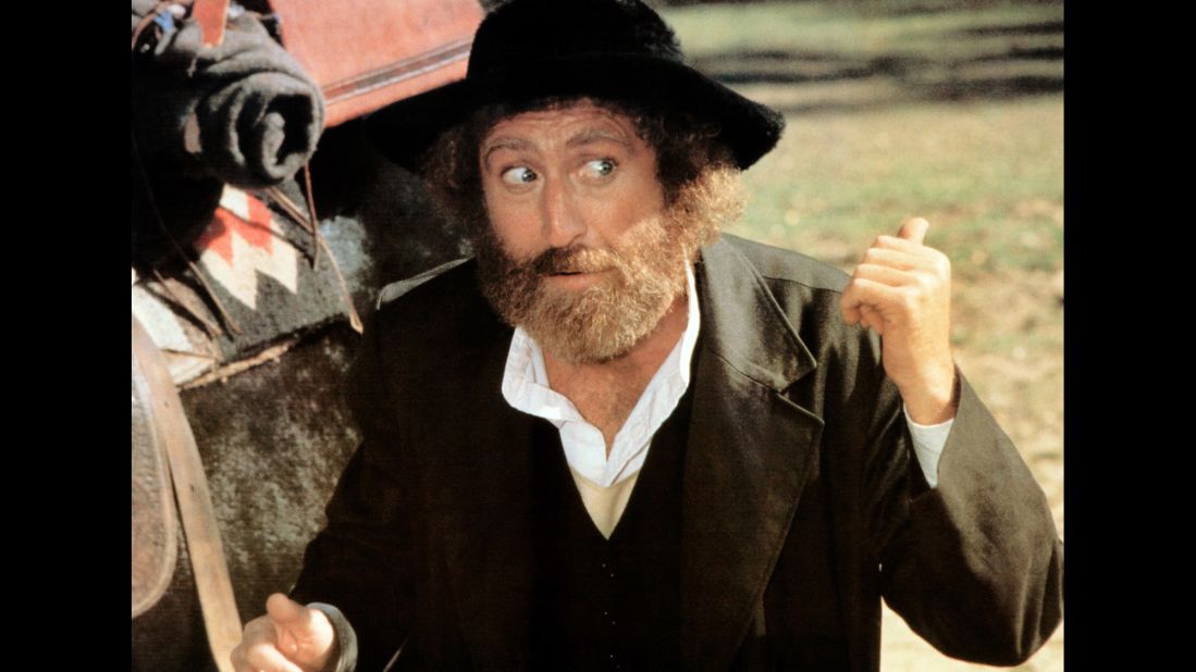 Wilder played a rabbi in the 1979 comedy "The Frisco Kid."