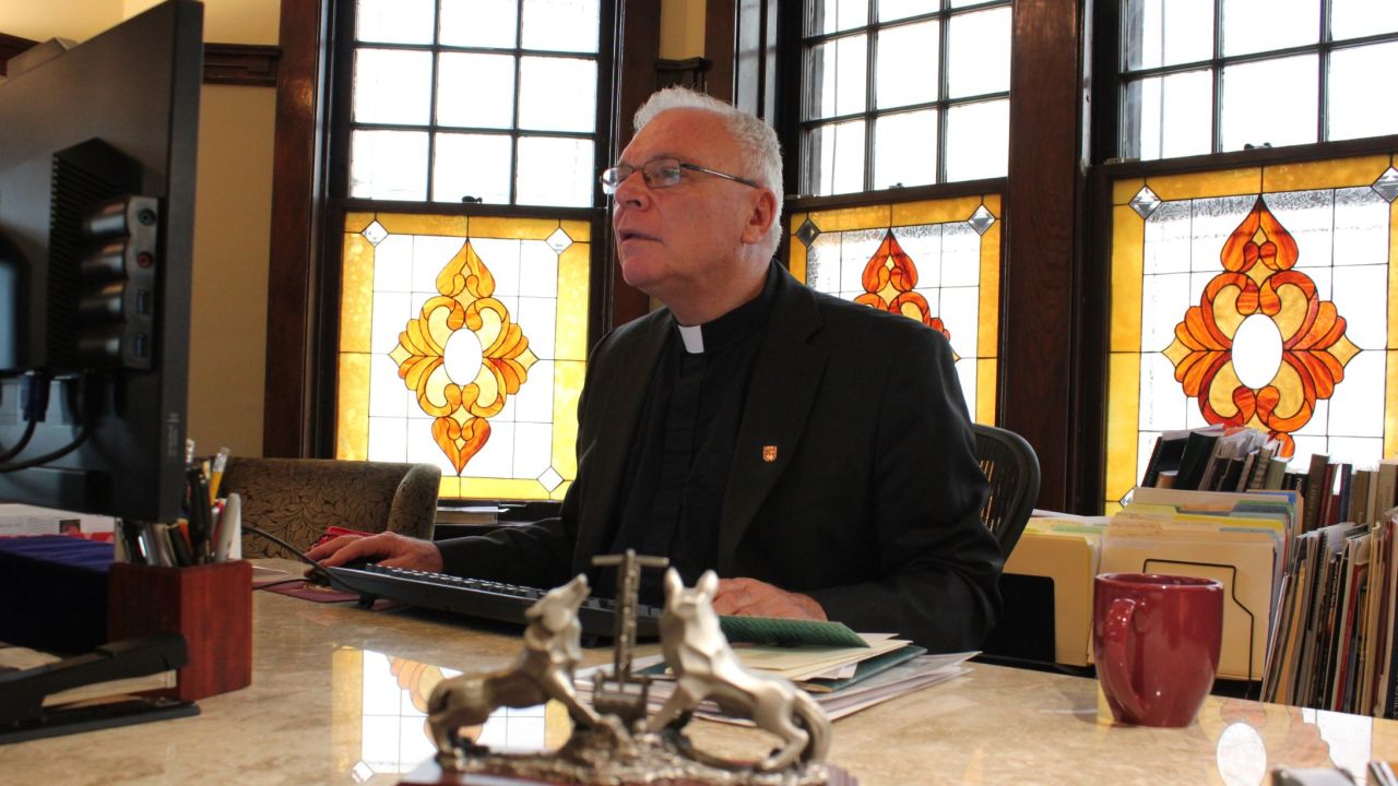 Father Michael Garanzini named the college after Pedro Arrupe, a Jesuit priest.