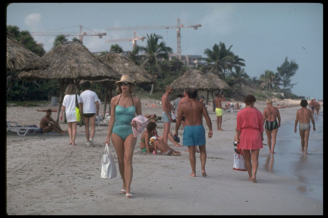 Then: Varadero Beach, east of Havana, saw a wave of development with the return of foreign tourists in the 1990s.