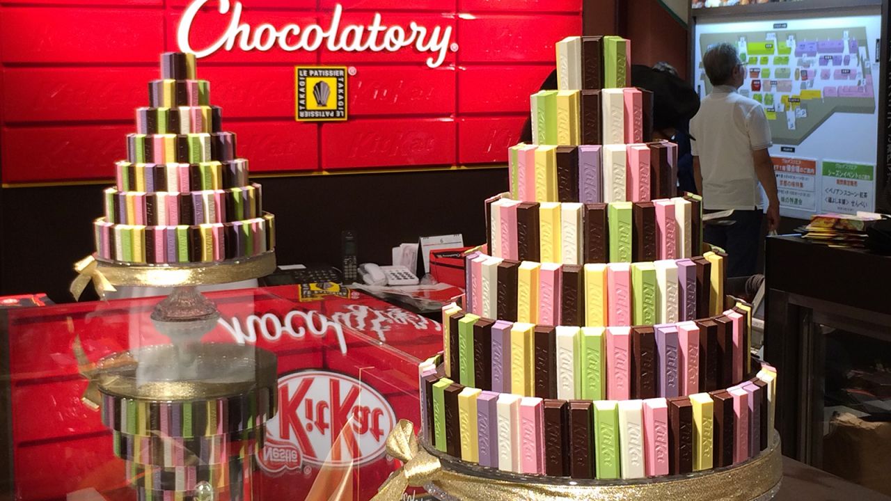 More than 300 flavors of KitKat have gone on sale in Japan since the chocolate snack was introduced. It's now one of the country's best-loved candy bars.