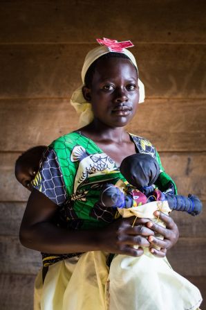 Françoise (Nurse), Democratic Republic of the Congo. "I am 15 years old and I have a child named Chance. He is 1 year old. When I go to school, I am not ashamed of anything. But others cannot understand why I am a student while I already have a child. I tell them that if I study, it is precisely because I want to help my child".