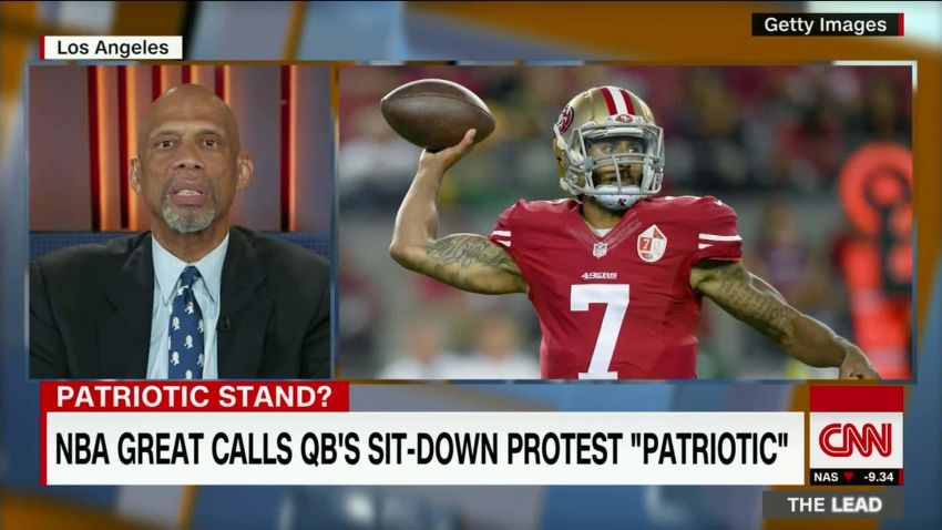 kareem abdul jabbar colin kaepernick national anthem lead tapper intv_00045823.jpg