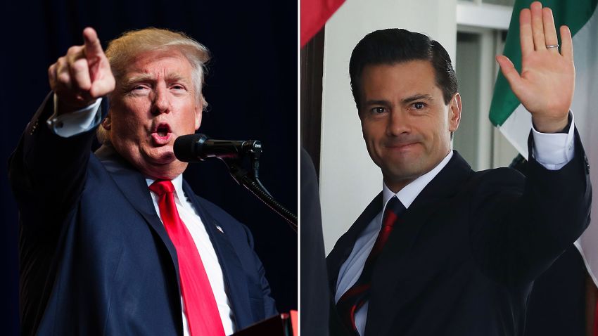 Donald Trump Enrique Pena Nieto composite