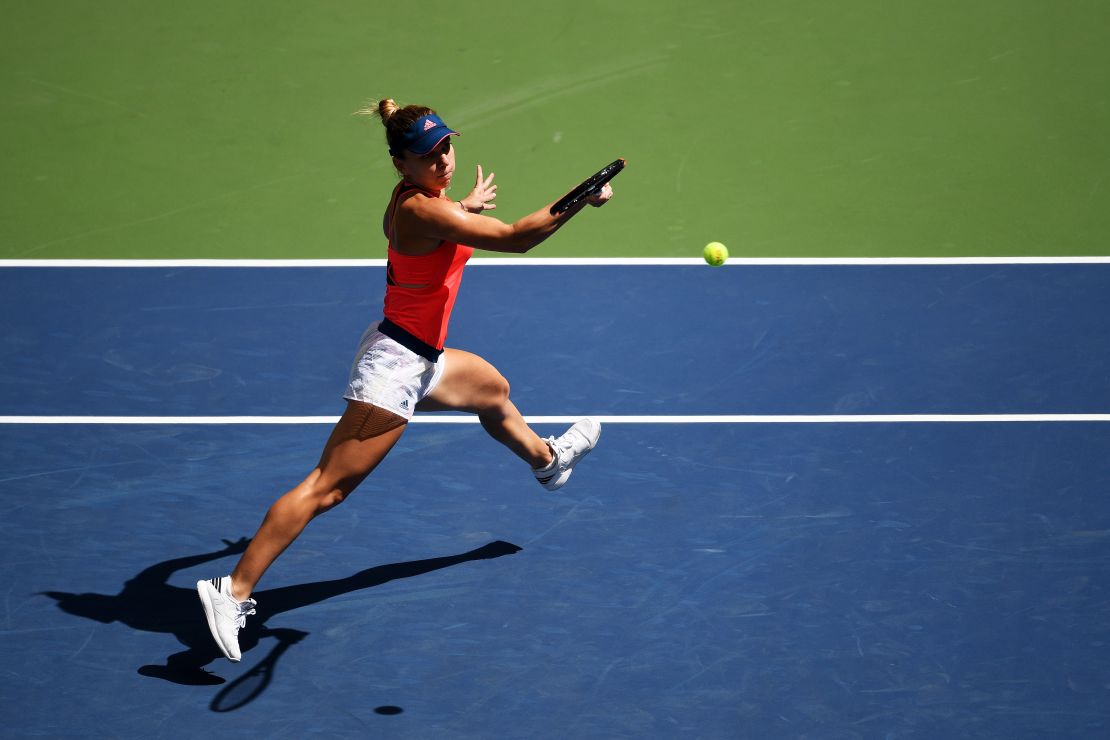 Known for her footwork and ball-striking, Simona Halep has added more power to her serve. 